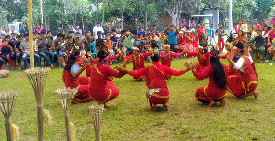 গারো সম্প্রদায়ের ওয়ানগালা উৎসব